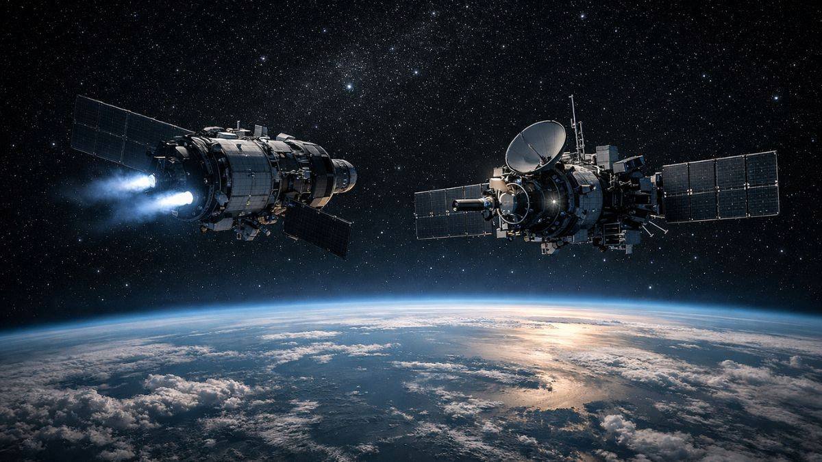 Satellite proximity operations in orbit represent the verification challenge for space arms control and treaty compliance monitoring