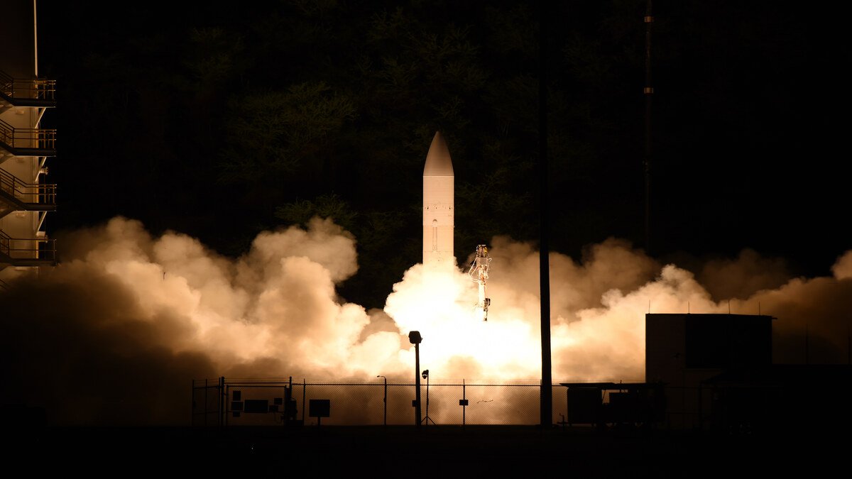 Common Hypersonic Glide Body test launch representing the shared US Army and Navy hypersonic weapon programme.