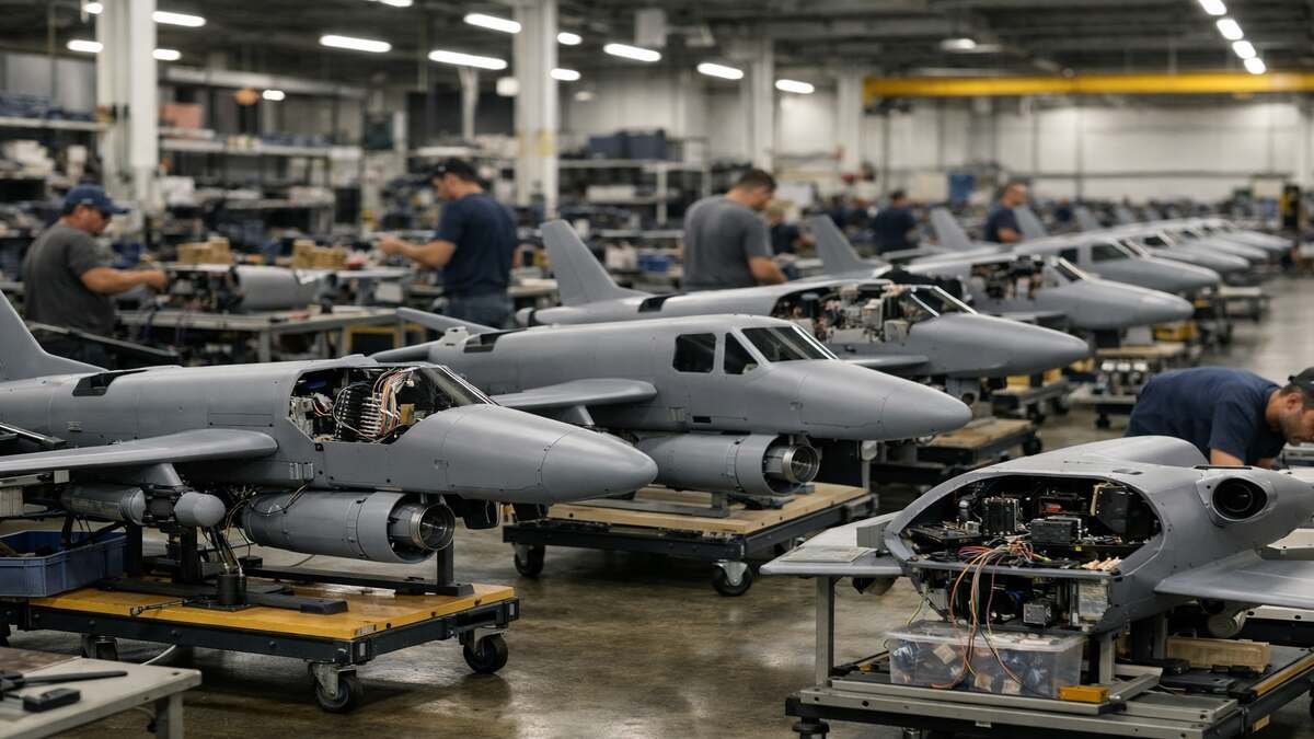 Military modernization through industrial-scale production of small unmanned systems