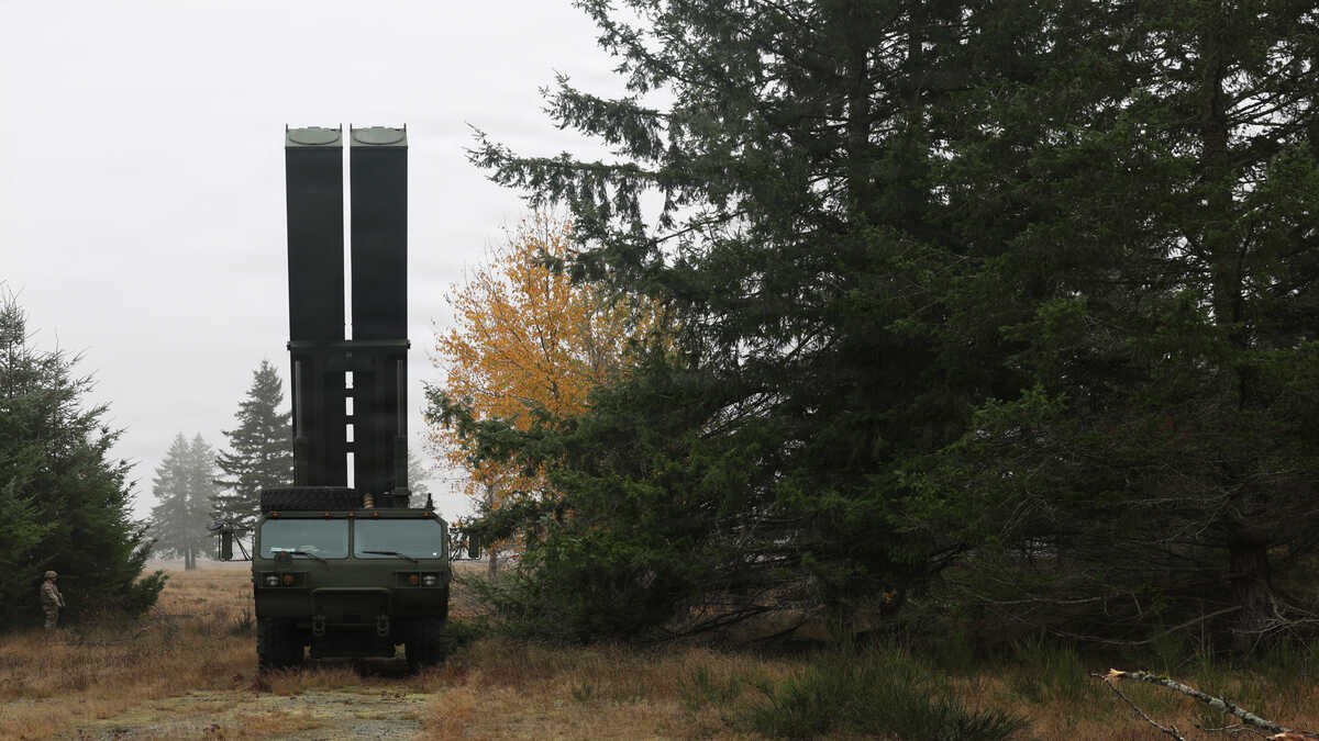 Dark Eagle Long-Range Hypersonic Weapon launcher during Exercise Resolute Hunter 26-1